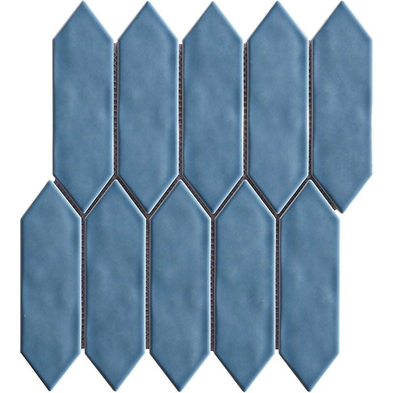 Mondial Light Blue Gloss Picket  $12.99/sqf 10.20sqf/box