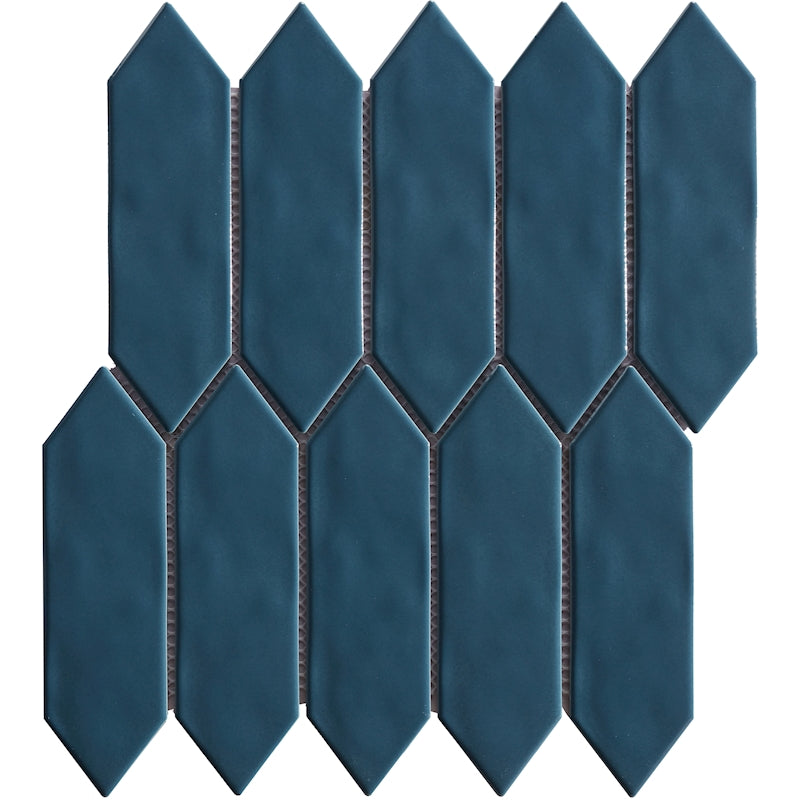 Mondial Ocean Blue Gloss Picket  $12.99/sqf 10.20sqf/box